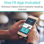 Vive Health Recumbent Bike with Large Digital Display and Fitness App - Senior.com Exercise Bikes