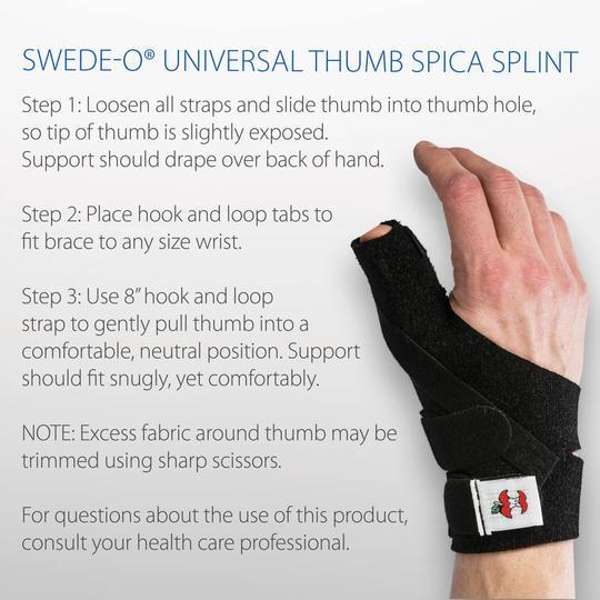 Core Products Bi-Lateral thumb Spica Splint - Senior.com Thumb Splint