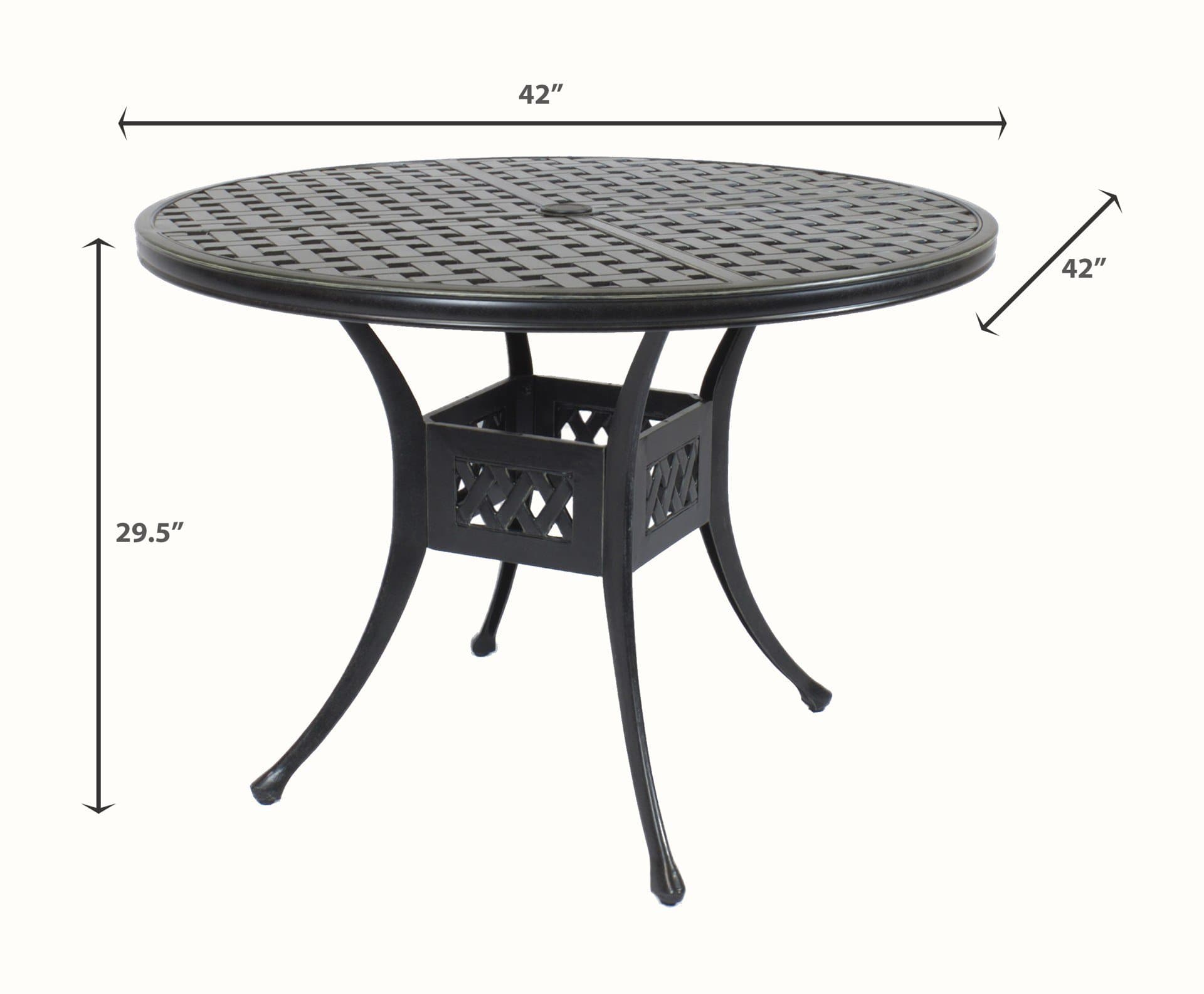 Comfort Care St. Tropez Outdoor Patio Dining Tables - Senior.com Dining Tables
