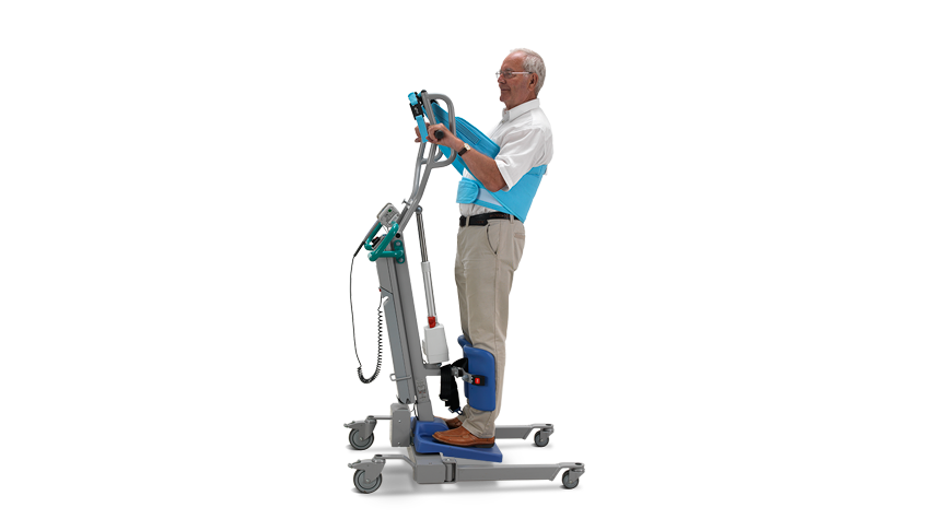 ArjoHuntleigh Sara 3000 Sit-to-Stand Caregiver Patient Lift HEA0003 - Senior.com Patient Lifts