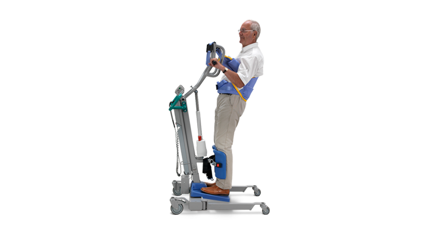 ArjoHuntleigh Sara 3000 Sit-to-Stand Caregiver Patient Lift HEA0003 - Senior.com Patient Lifts