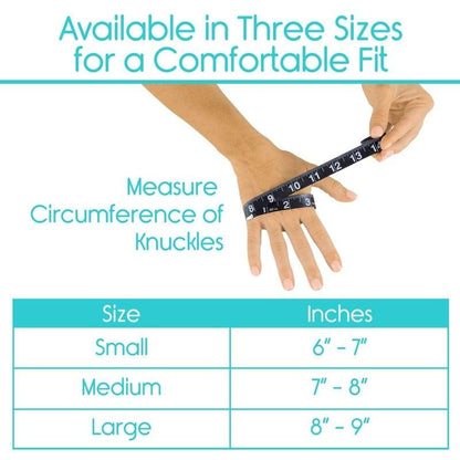 Vive Health Arthritis and Carpal Tunnel Gloves with Grips - Open Finger - Pair - Senior.com Arthritis Gloves