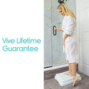 Vive Health Bath Step with Non-Slip Rubber Surface - 4" Height - Senior.com Bath Steps