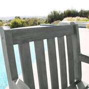 Vifah Renaissance Outdoor 5-piece Hand-scraped Wood Patio Dining Set - Senior.com Patio Furniture