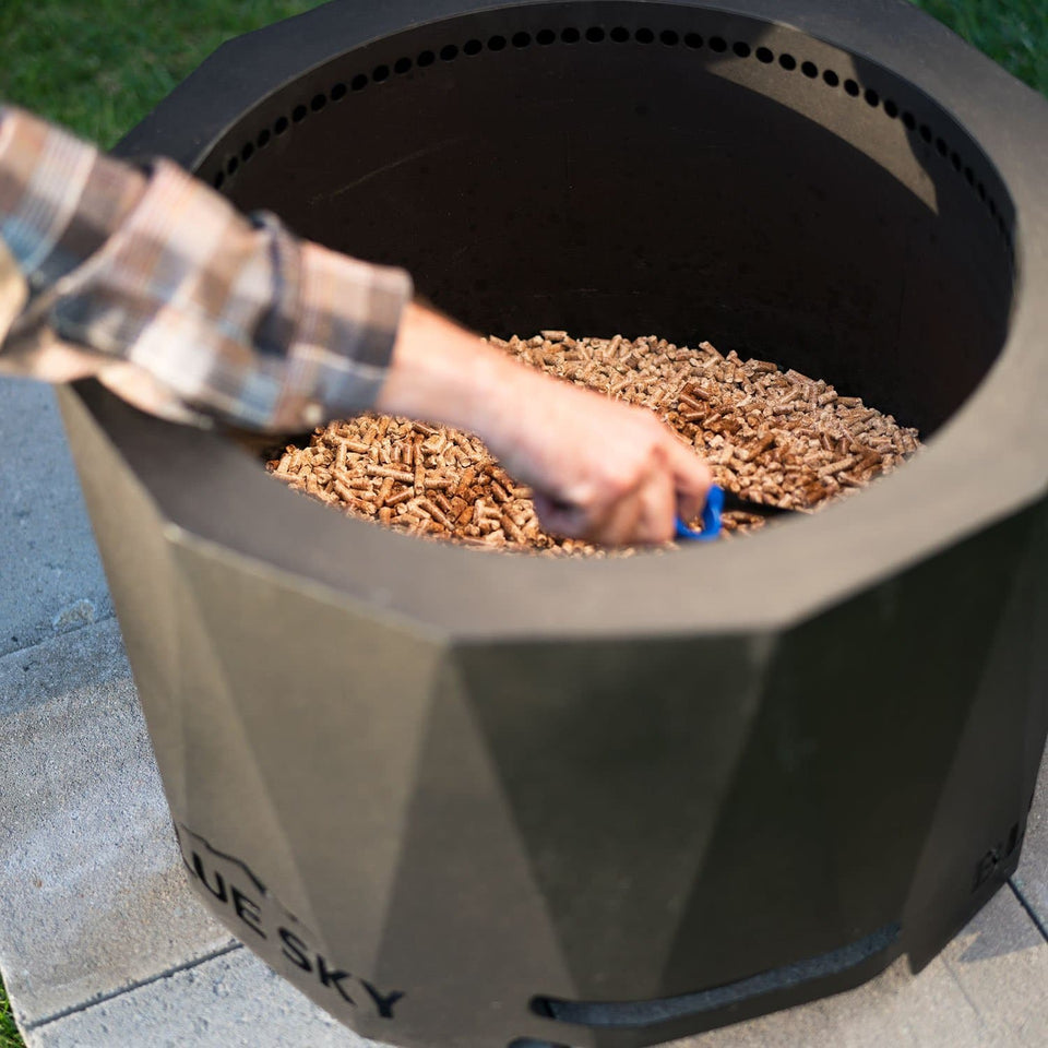Blue Sky Ridge Portable Pellet Fire Pit Lightweight For Camping