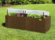Juweel Timber Raised Garden Beds with Cold Frame - Senior.com Raised Gardens