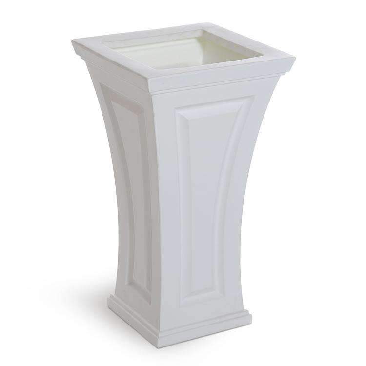 Mayne Modern Cambridge Tall Planters - 16" x 28" - Heavy Duty Construction - Open Box - Senior.com Planters
