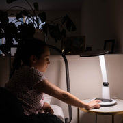 Theralite Halo Bright Light Mood Enhancing Therapy Lamp with Phone Charger - Senior.com Light Therapy