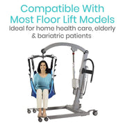 Vive Health 4-Point Universal Patient Lift Sling & Transfer Blanket - 48” by 30” - Senior.com Slings