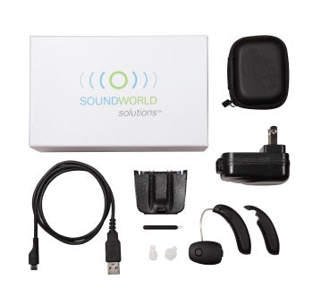 Sound World Solutions CS50 Wireless Bluetooth Sound Amplifiers - Senior.com Hearing Aids