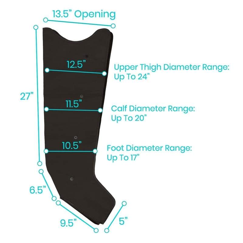 Vive Health Leg Compression Therapy System with Wireless Remote - Senior.com Compression Systems