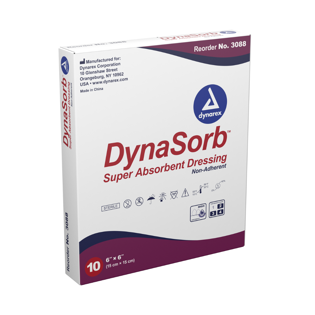 Dynarex DynaSorb Super Absorbent Dressings - Multi-Layered - Senior.com Dressings