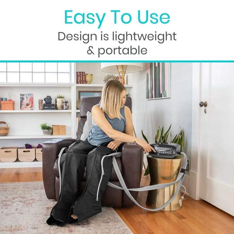 Vive Health Leg Compression Therapy System with Wireless Remote - Senior.com Compression Systems