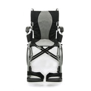 Karman Healthcare Ergolite Ultra Lightweight Transport Chair with Large 14" Rear Wheels - Senior.com Transport Chairs