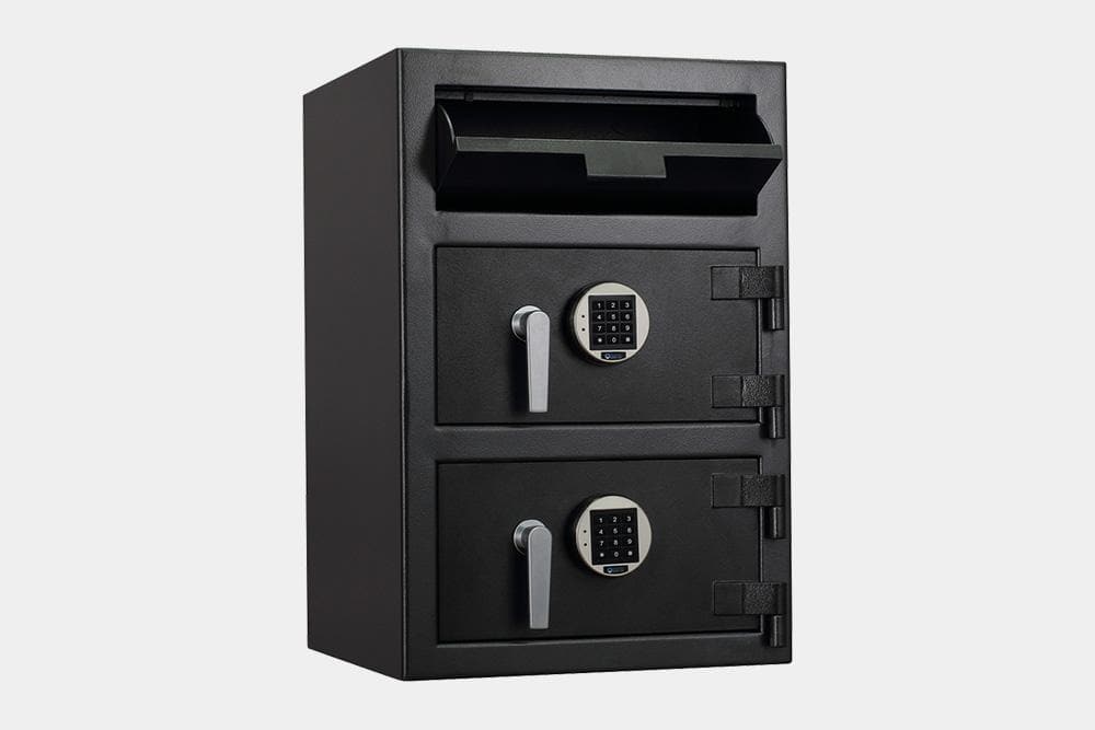 Protex Large B-Rated Electronic Depository Drop Safe with 7 User Codes FDD-3020 II - Senior.com Security Safes