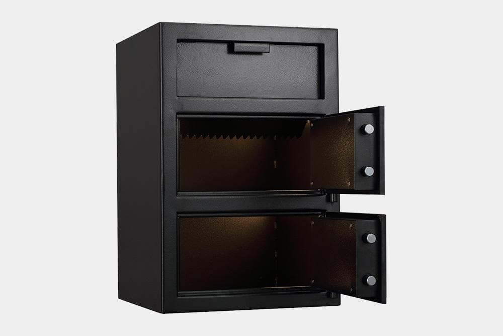 Protex Large B-Rated Electronic Depository Drop Safe with 7 User Codes - Senior.com Security Safes