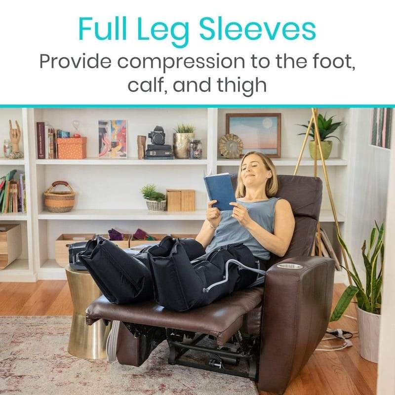 Vive Health Leg Compression Therapy System with Wireless Remote - Senior.com Compression Systems