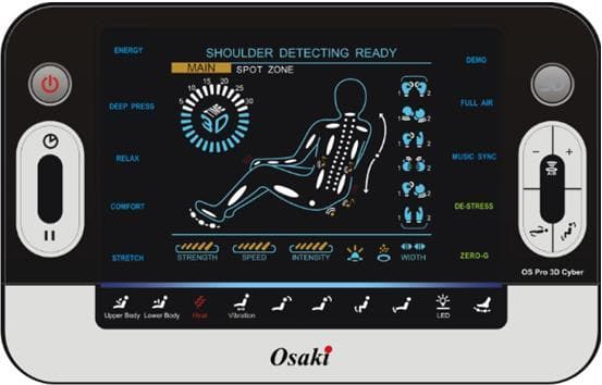 Osaki Pro Cyber 3D Massage Chairs with Zero Gravity Recline & Smart Body Scan - Senior.com Massage Chairs