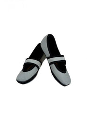Nufoot Mary Janes - Women's Gray Betsy Lou Slippers - Senior.com Womans Slippers