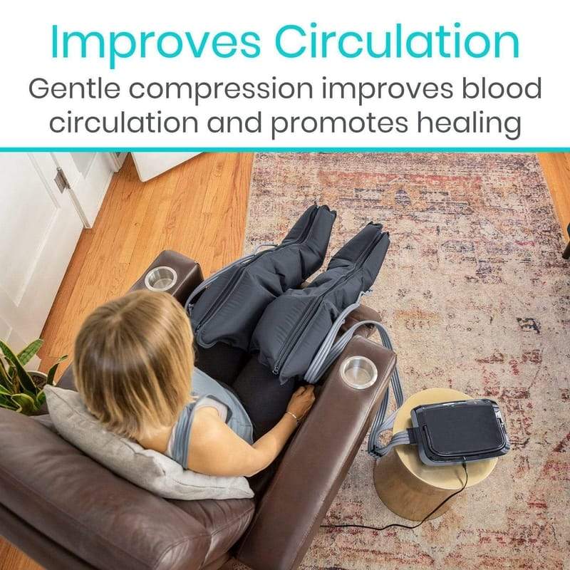 Vive Health Leg Compression Therapy System with Wireless Remote - Senior.com Compression Systems