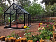 Junior Victorian V23 Greenhouse with Tempered Glass Panels - 80 Sq ft - Senior.com Greenhouses