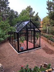 Junior Victorian V23 Greenhouse with Tempered Glass Panels - 80 Sq ft - Senior.com Greenhouses