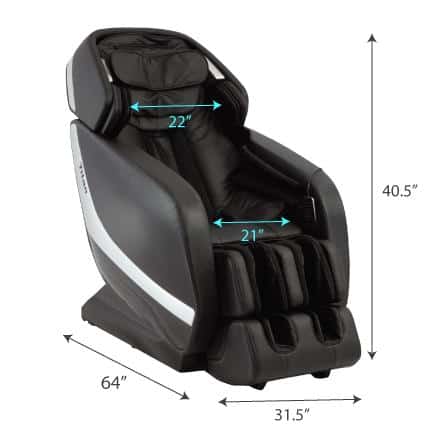 Titan Pro Jupiter XL 3D Zero Gravity Reclining Massage Chairs with Full Body Heat Massage