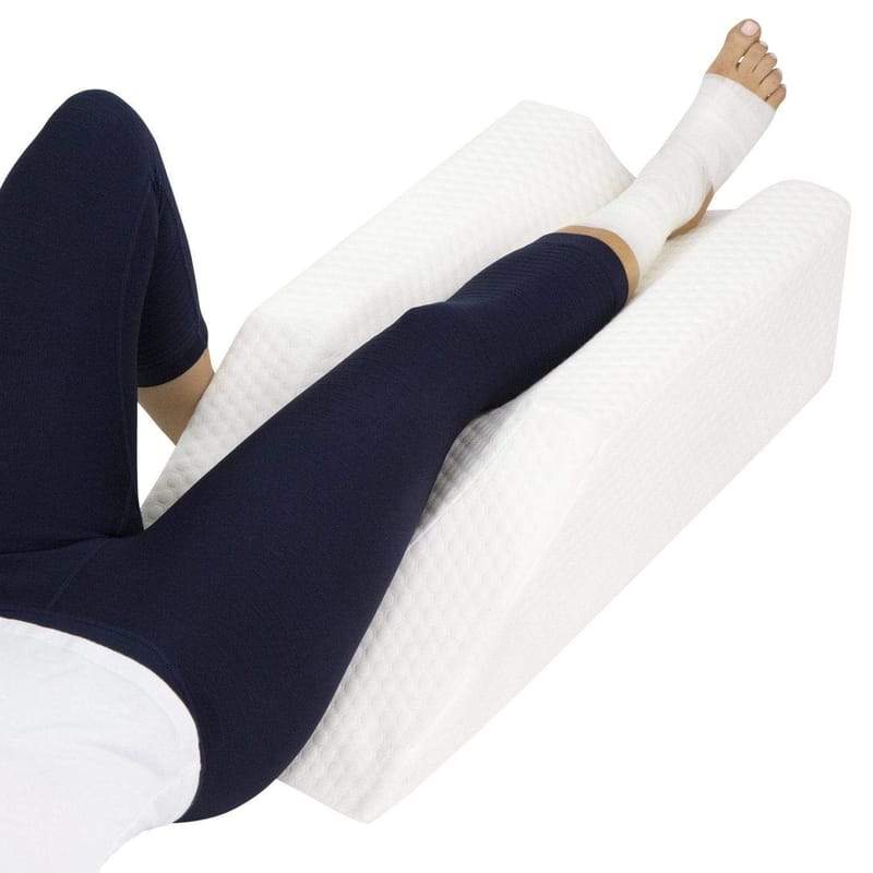 Vive Health Knee Elevation Pillow with Leg Countor and Washable Cover - Senior.com Leg Pillows