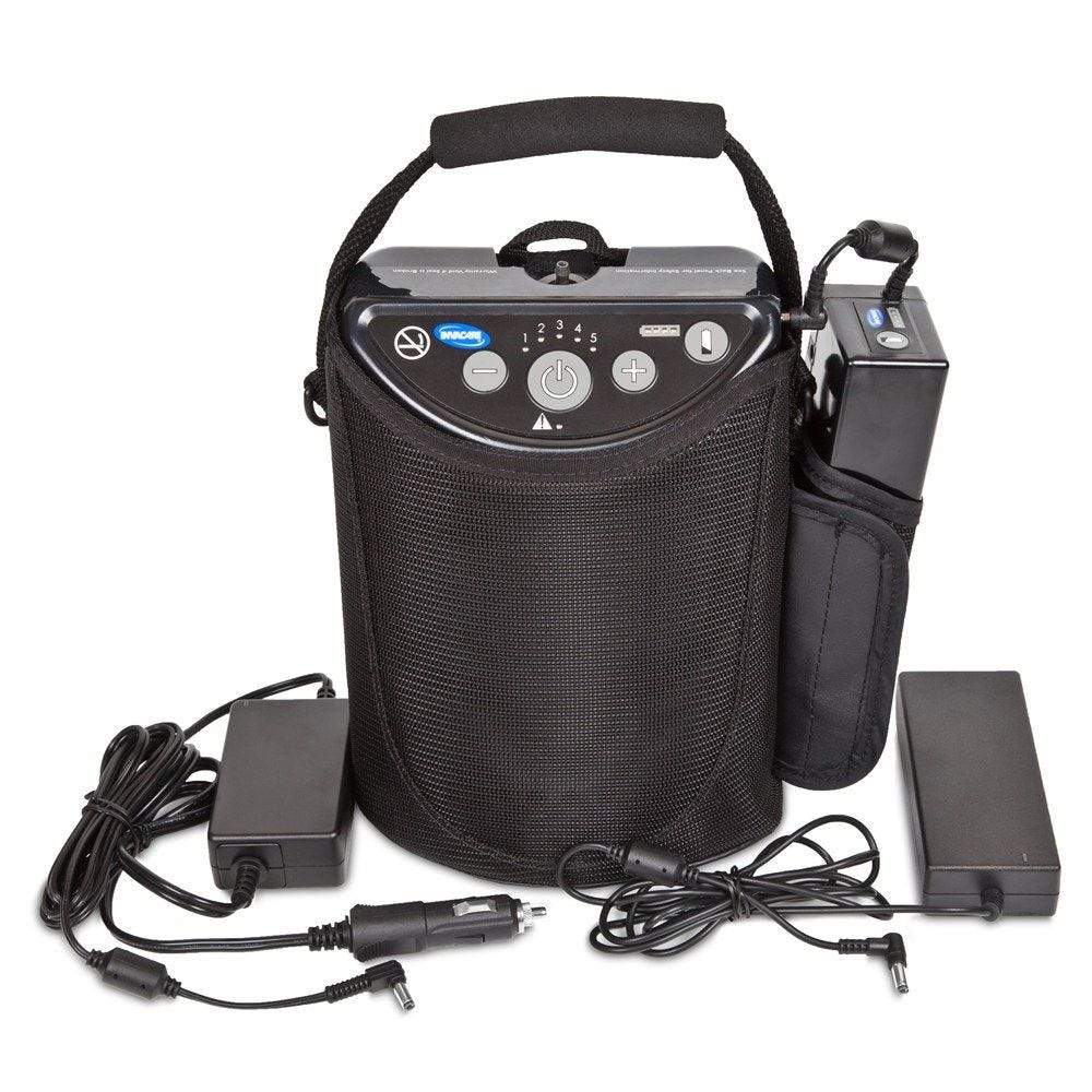 Invacare XPO2 Lightweight Portable Oxygen Concentrator - FAA Approved - Senior.com Portable Oxygen Concentrators