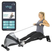 Vive Health Folding Rowing Machine with Smart Phone Compatibility - Senior.com Rowing Machines
