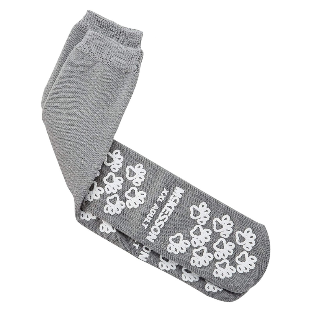 Mckesson Terry Cloth Slipper Socks with Non-Skid Tread - Senior.com Socks