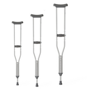 Medline Guardian Standard Push-Button Underarm Crutches - Senior.com Push-Button Crutches