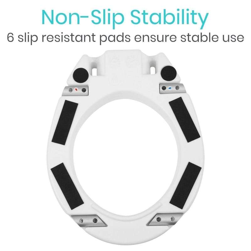 Vive Health Toilet Seat Riser with Arms - 3.5 Inch Riser - Senior.com Toilet Seat Risers