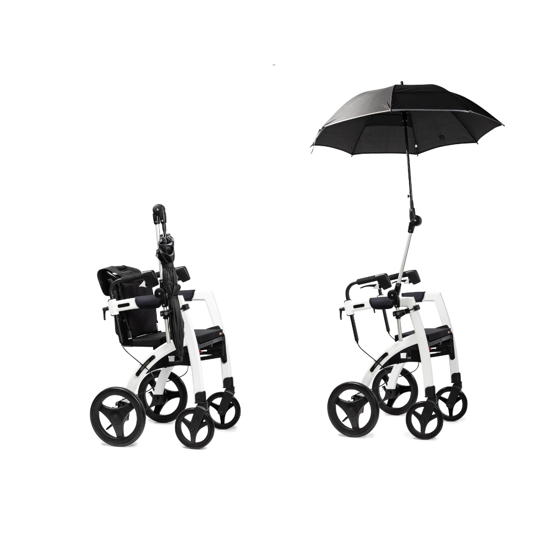 Rollz Umbrella & Holder For Rollz Motion Rollators - Senior.com Umbrella Holders