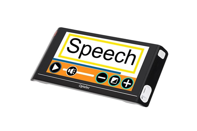 Optelec Compact 6 HD Speech - 6 Inch Touch Screen Vision Magnifier - Senior.com Handheld Video Magnifiers