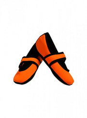 Nufoot Mary Janes - Women's Orange Betsy Lou Slippers - Senior.com Womans Slippers