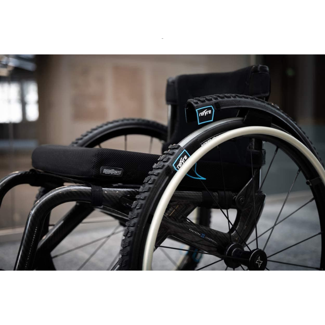 reTyre Traction Wheelchair Tire Covers for Snow & Rain