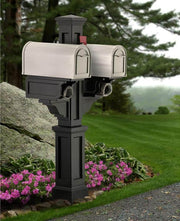 Mayne Outdoor Rockport Double Mail Post - New England Style - Senior.com Mail Posts