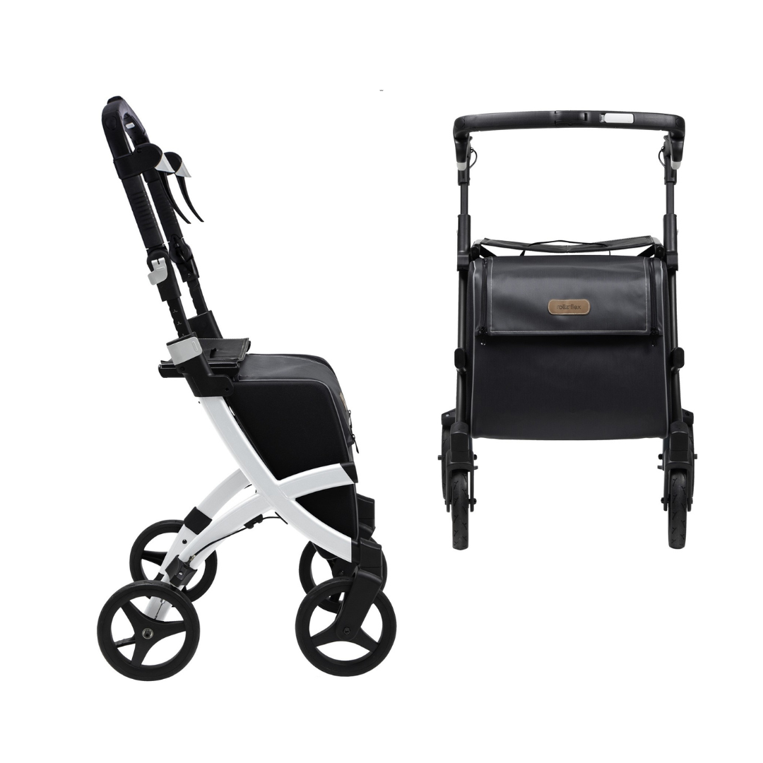 Rollz Flex2 Premium Lightweight Mobility Rollator Shopper Walkers - Senior.com Rollators