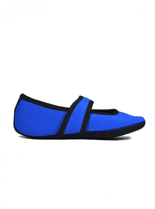 Nufoot Mary Janes - Women's Royal Blue Betsy Lou Slippers - Senior.com Womans Slippers