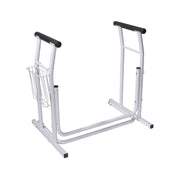 Drive Medical Stand Alone Toilet Safety Rails with Storage - Senior.com Toilet Safety Frames