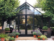 Exaco Belgian Royal Orangerie Greenhouse - Extra Large with Double Sliding Door - Senior.com Greenhouses