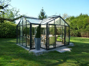 Exaco Belgian Royal Orangerie Greenhouse - Extra Large with Double Sliding Door - Senior.com Greenhouses