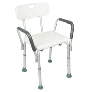 Vive Health Shower Chair with Backrest and Armrests - Senior.com Shower Chairs