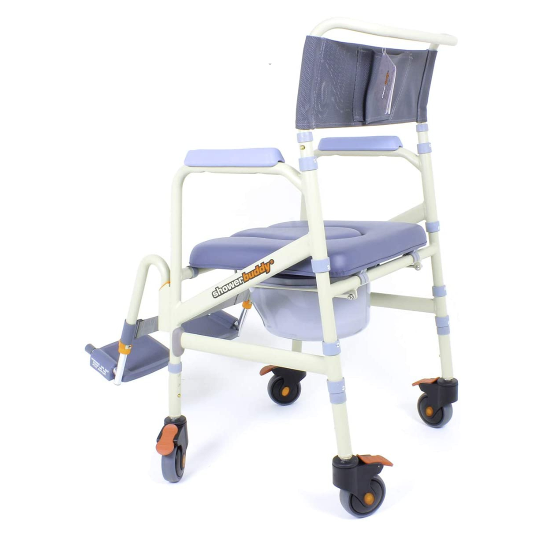 Showerbuddy Lightweight Foldable Roll-in SB7e Shower & Bath Transport Chair - Senior.com Shower Chairs