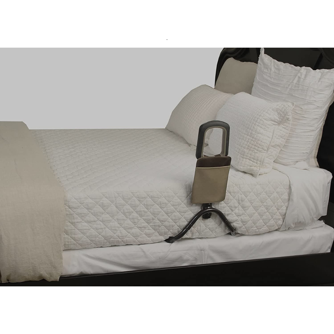 Signature Life Confidence Bed Handle - Height Adjustable Bed Assist Bar - Senior.com Bed Rails