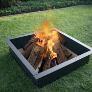 Blue Sky Square Fire Rings - Portable Fire Pits - Senior.com Fire Rings