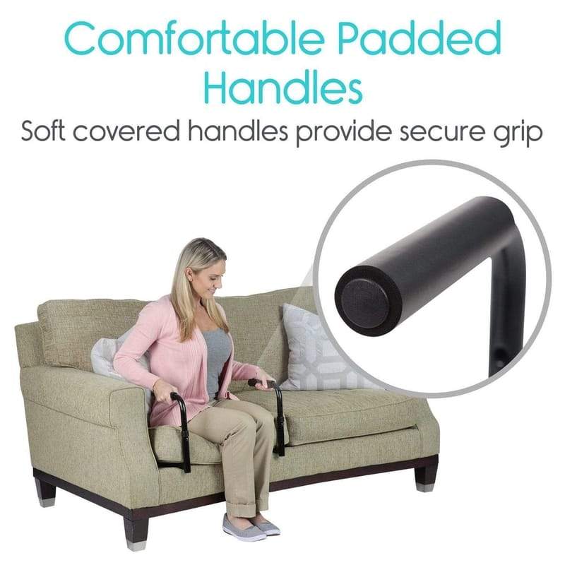 Vive Health Couch Stand Assist Bars - Height Adjustable - Senior.com Stand Assist Aids