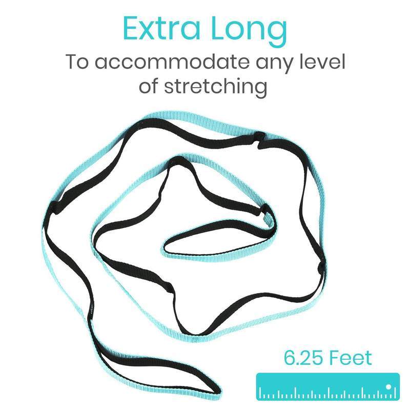 Vive Health Stretch Strap with Carrying Bag and Stretching Booklet - Senior.com Stretching Equipment
