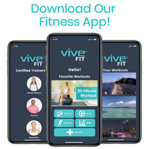 Vive Health Recumbent Bike with Large Digital Display and Fitness App